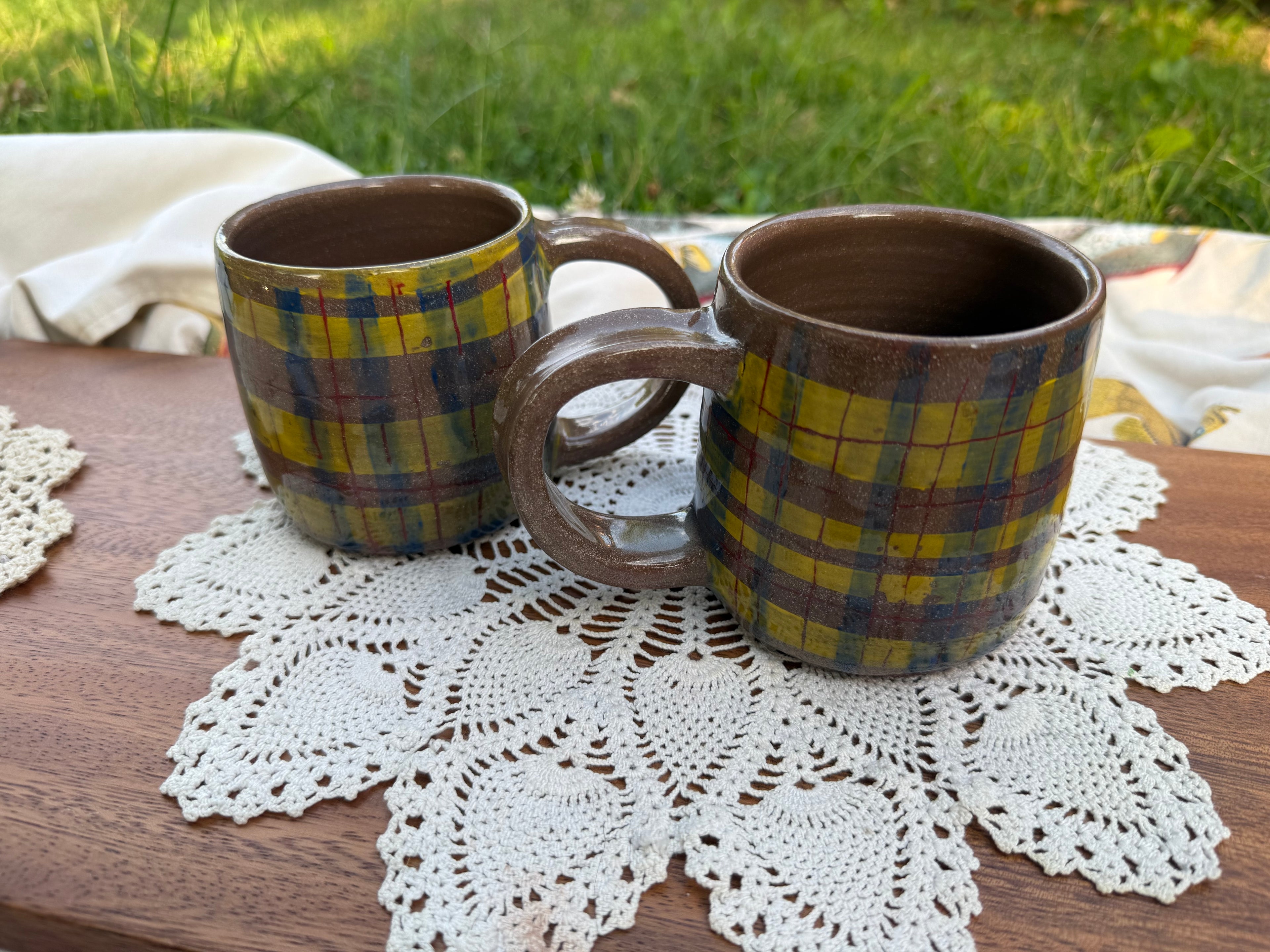 Susie Plaid Mug (Right)